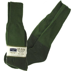 6 PACK U.S. Army Men's Cushion Sole Socks - O.D. GREEN