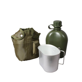 Rothco 3 Piece Canteen Kit With Cover & Aluminum Cup