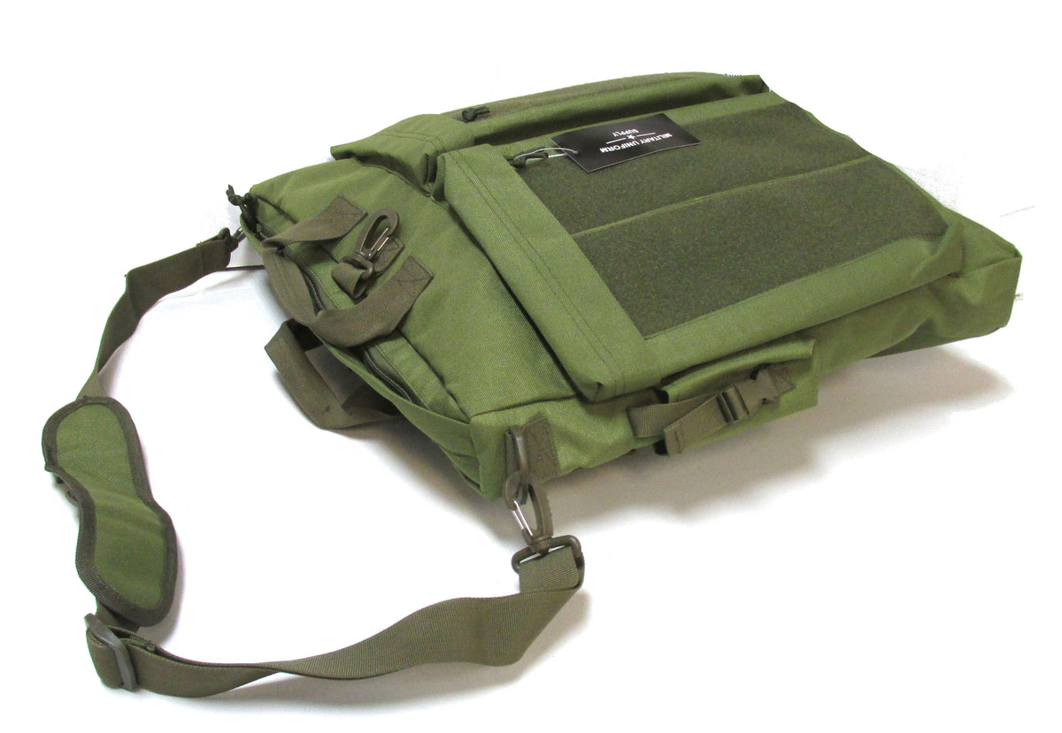 Military Uniform Supply Helmet Bag  - Flyer's Bag OLIVE DRAB with Loop Panels