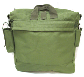 Military Uniform Supply Helmet Bag  - Flyer's Bag OLIVE DRAB with Loop Panels