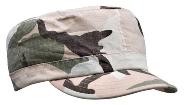 Womens Subdued Pink Camo Rip Stop Adjustable Cap