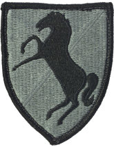 11th ACR (Armored Cavalry Regiment) ACU Patch Foliage Green - Closeout Great for Shadow Box