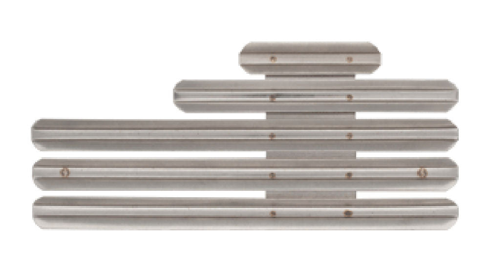 Ribbon Bar Holder No Gap - Staggered Right - 12 Ribbons