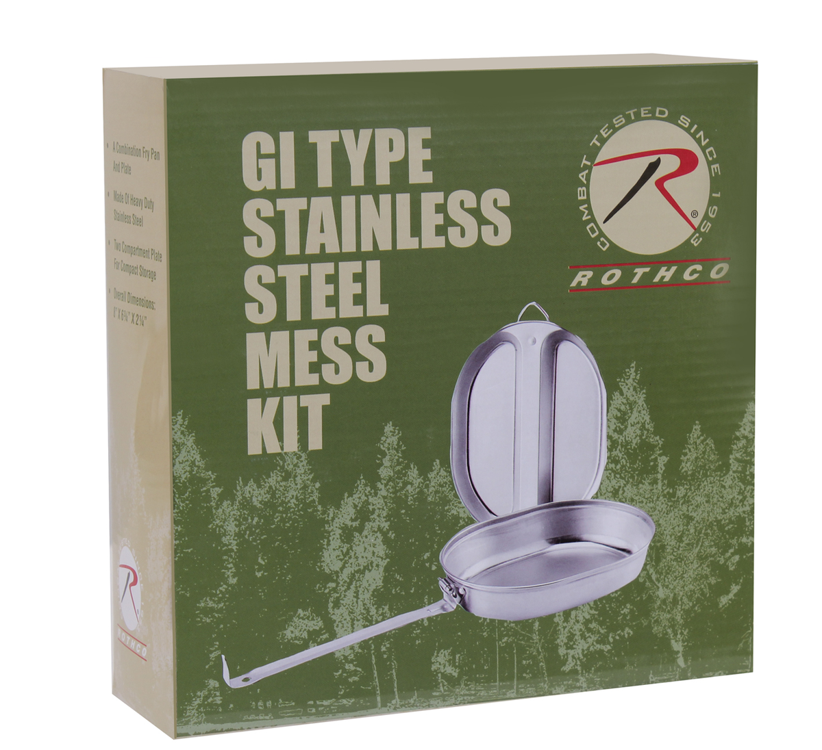 GI Type Stainless Steel Mess Kit