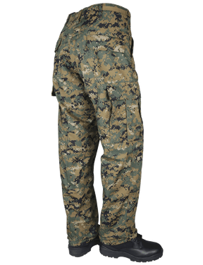 Tru-Spec BDU Pants - 6.5 oz. 65/35 Vat Dyed Polyester Cotton Rip-Stop - Woodland Digital Camo