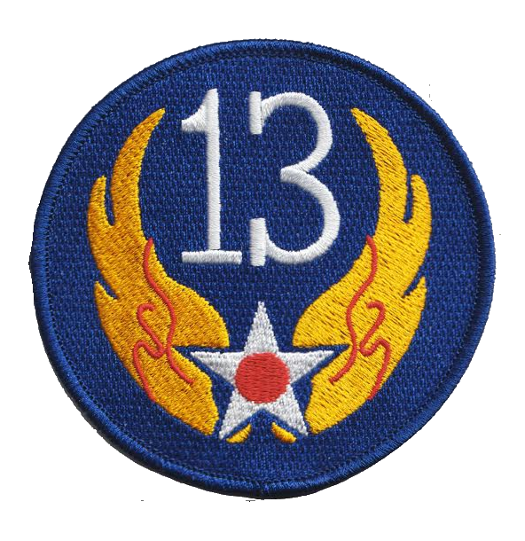 13th Air Force Patch - Army Air Corps Novelty Patches