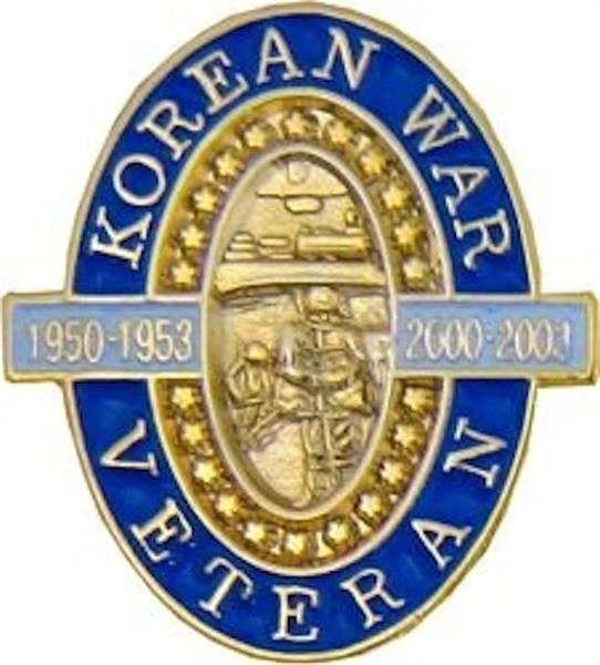 50th Anniversary Korean War Veteran Pin