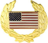 U.S. Flag Wreath Pin