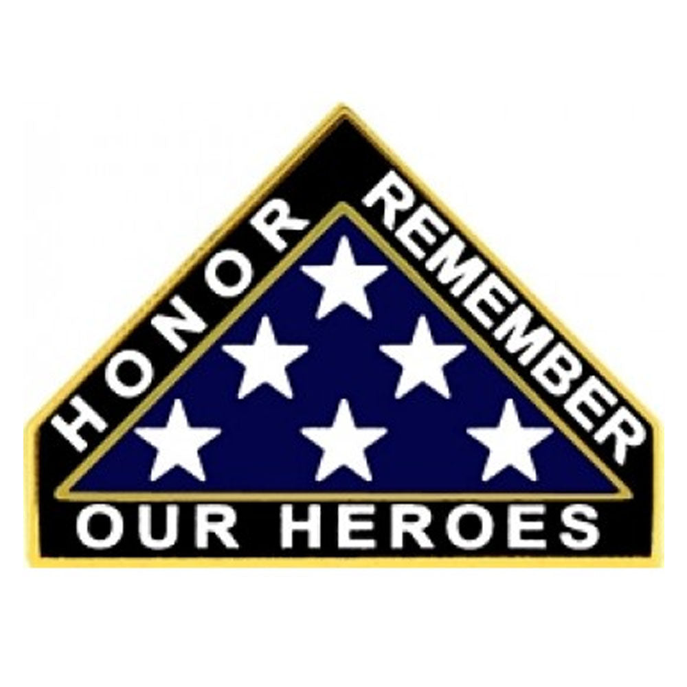 "Honor & Remember Our Heroes" Small Pin