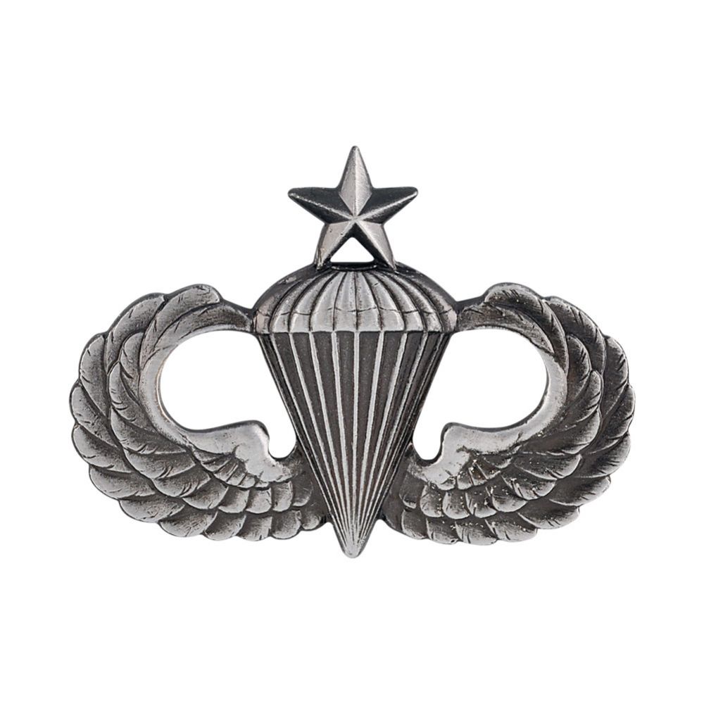 Senior Paratrooper Silver Small Pin - CLEARANCE!