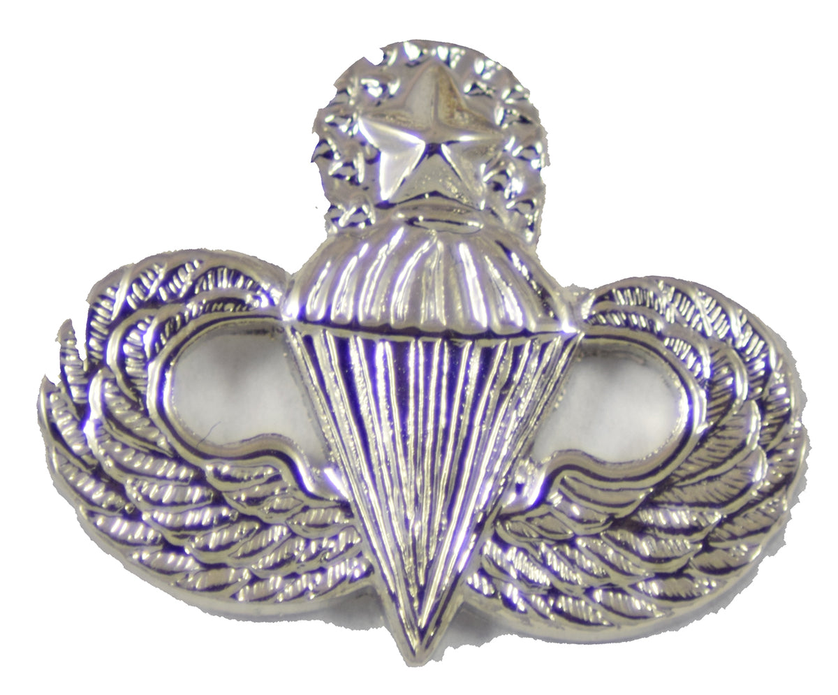 Silver Master Paratrooper Small Pin - CLEARANCE!