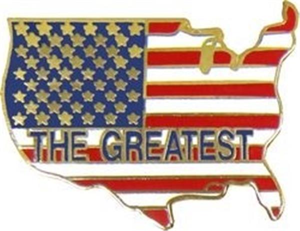 America The Greatest Pin