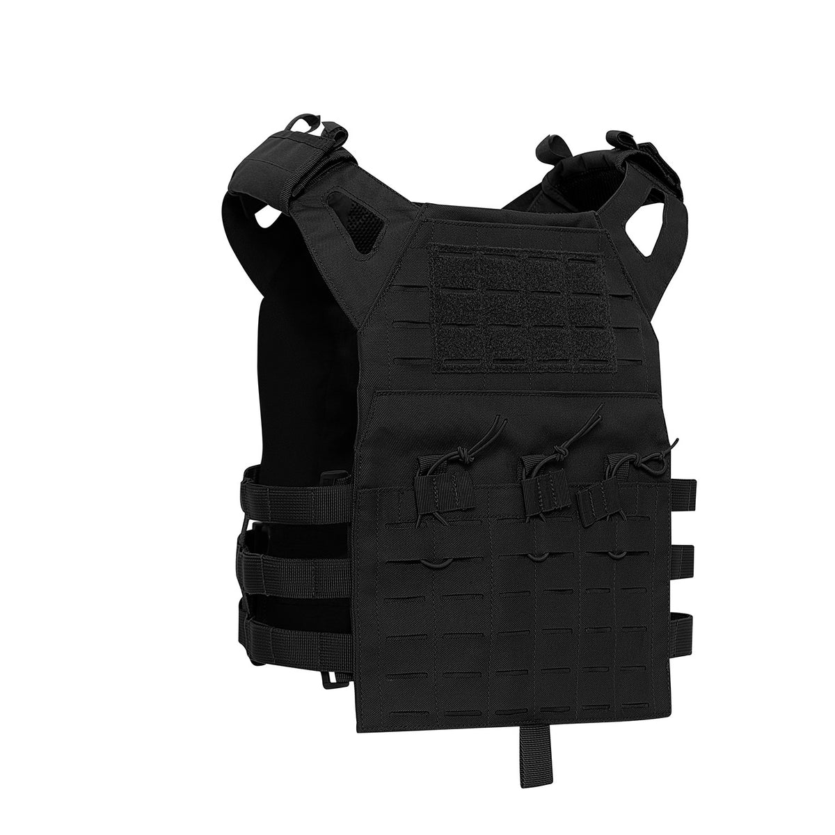 Rothco Laser Cut Lightweight Armor Carrier MOLLE Vest Black