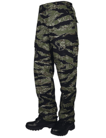 Tru-Spec BDU Pants - 100% Cotton Rip-Stop - Original Vietnam Tiger Stripe Camo
