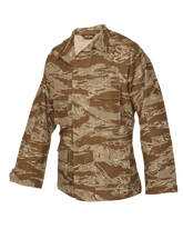 Tru-Spec 100% Cotton Ripstop BDU Coat Desert Tiger Stripe Camo