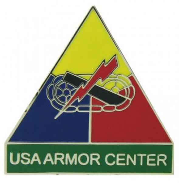 U.S. Army Armor Center Pin
