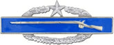 Combat Infantry 2nd Award Large Pin - Silver - CLEARANCE!