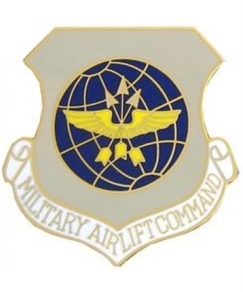 USAF Military Airlift Command Metal Pin