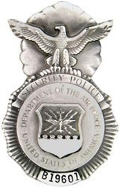 Mini U.S. Air Force Security Police Pin