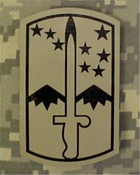 INFRARED 172nd Infantry Brigade Patch - With Hook Fastener