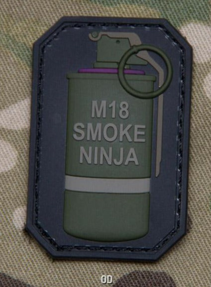 Smoke Ninja Morale Patch PVC - Mil-Spec Monkey