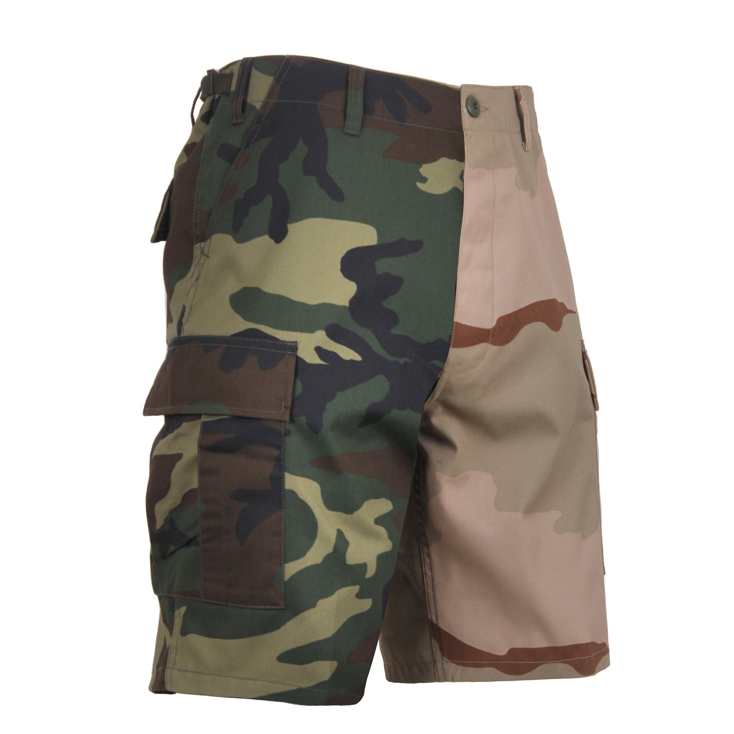 Two-Tone Camo BDU Shorts - CLOSEOUT!