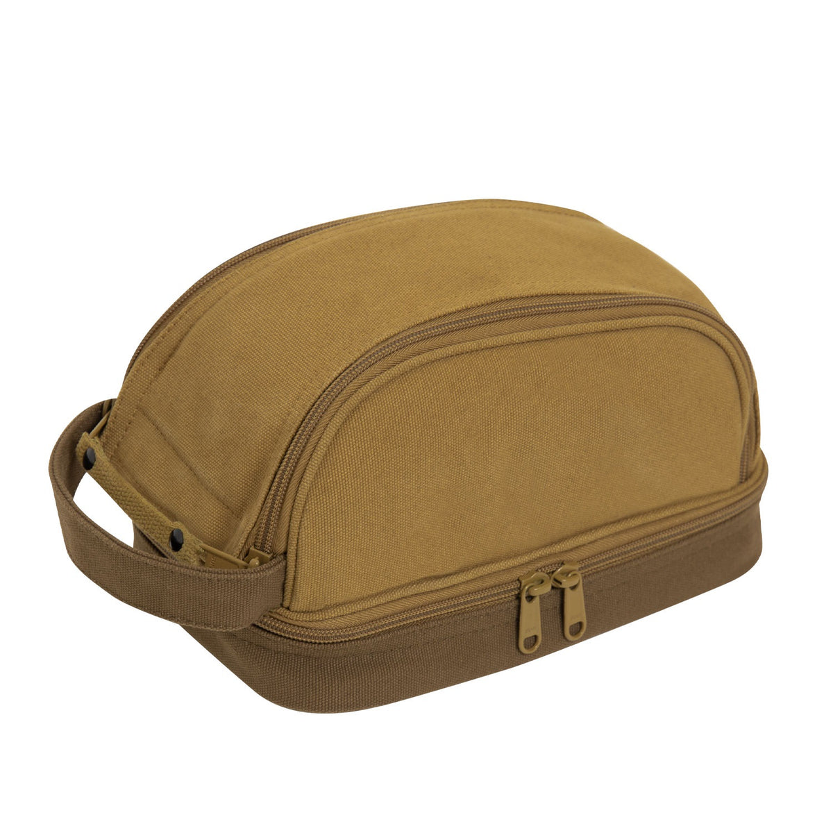 Rothco Deluxe Canvas Travel Kit Coyote Brown