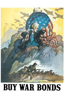 WWII Buy War Bonds Poster