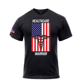 Rothco Healthcare Warrior US Flag T-Shirt - Black