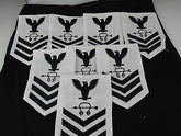 Lot of 8 - Authentic Military Surplus U.S. Navy Ratings - PO1 Sonar Technician