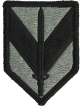 1st Sustainment Brigade ACU Patch Foliage Green - Closeout Great for Shadow Box