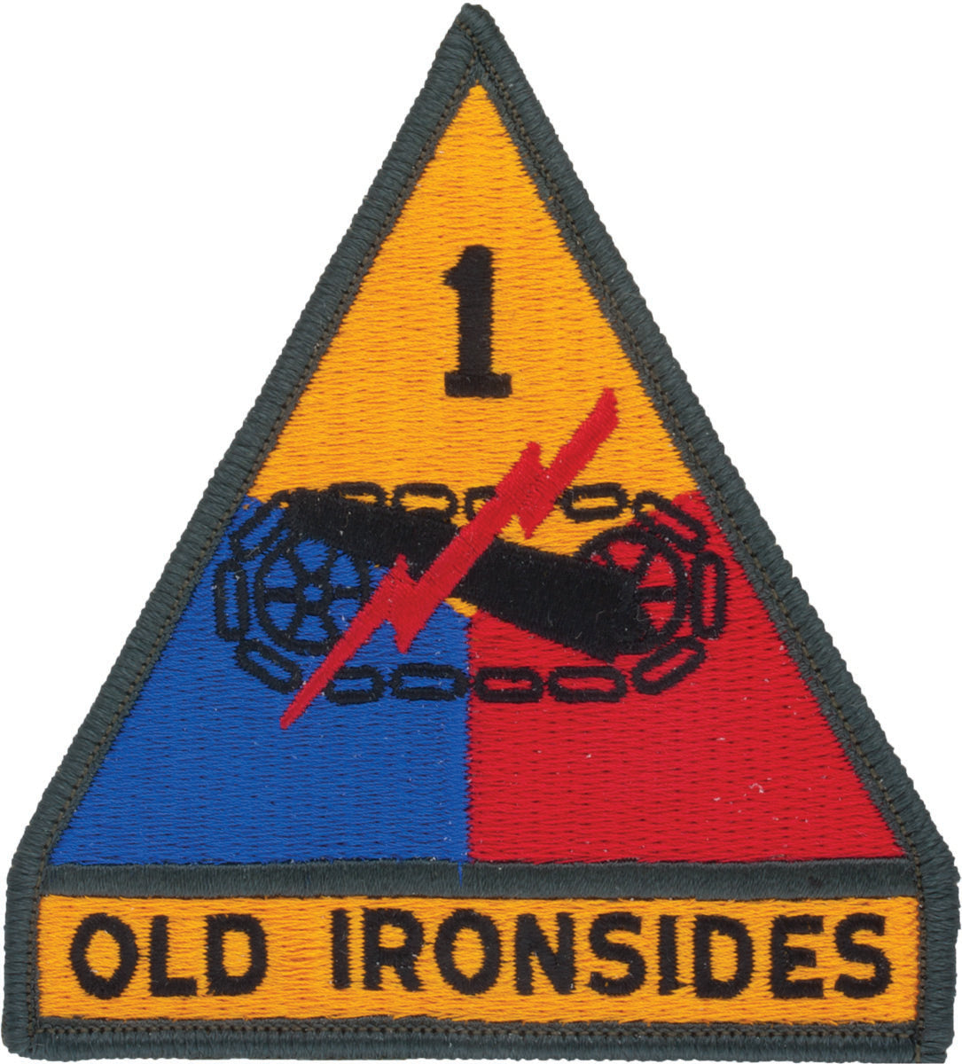 1st Armor Division Full Color Dress Patch