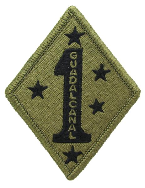 1st Marine Division OCP Patch GUADALCANAL - Scorpion W2