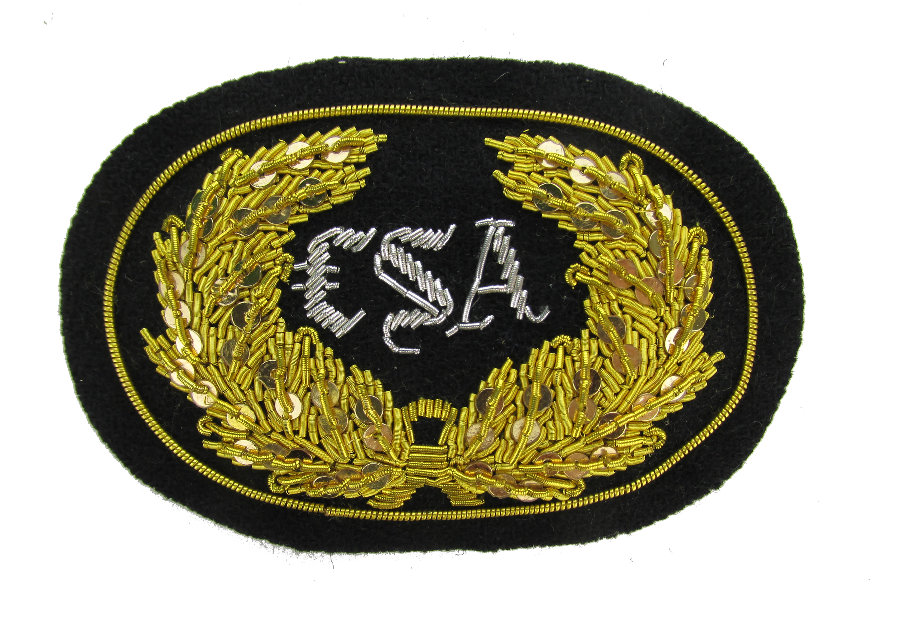 Civil War Embroidered Hat Insignia - C.S.A. Staff Officer