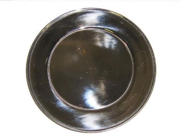 Civil War Plain Metal Plate - Stainless Steel