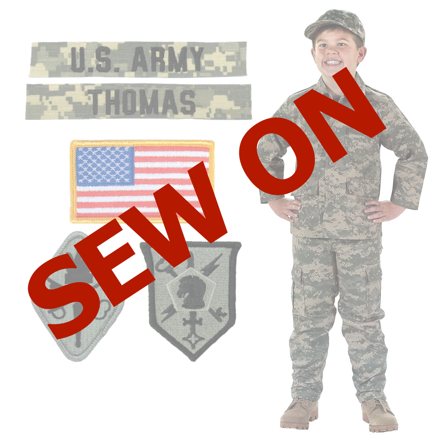 Kids Military Uniform Package Kids Army Costume ACU Digital