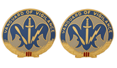 205th Military Intelligence Brigade Unit Crest DUI - 1 Pair - VANGUARD OF VIGILANCE