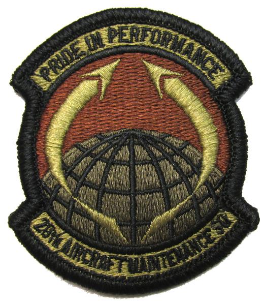 20th Aircraft Maintenance Squadron OCP Patch - Spice Brown