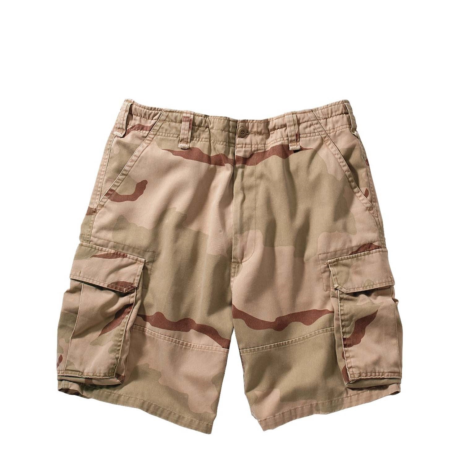 Rothco Vintage Camo Paratrooper Cargo Shorts - Various Colors
