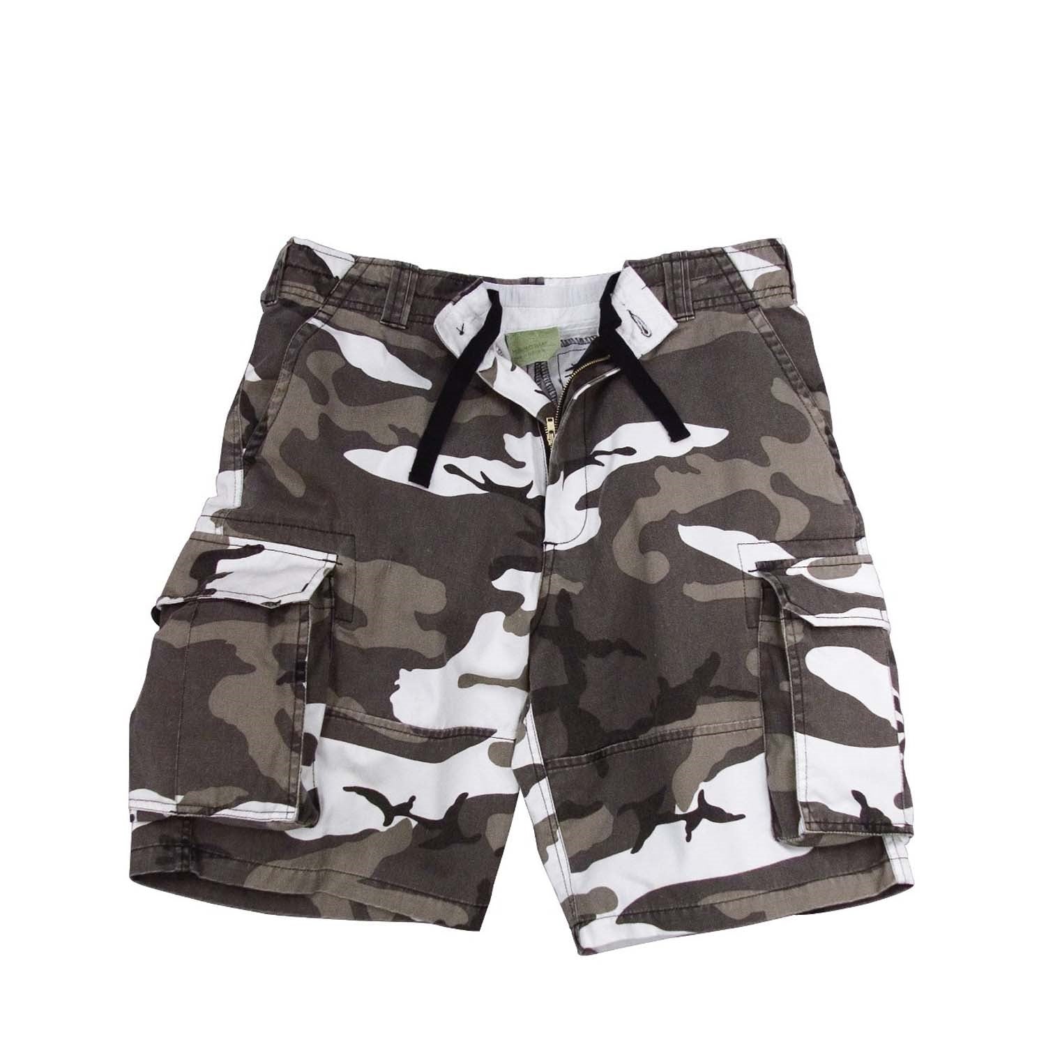 Rothco Vintage Camo Paratrooper Cargo Shorts - Various Colors