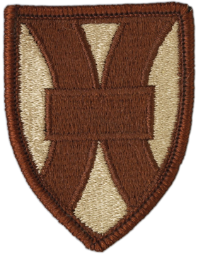 21st Support Command Desert Patch - Closeout Great for Shadow Box
