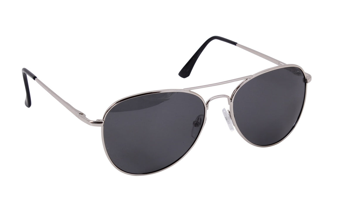 Rothco 58mm Polarized Sunglasses Chrome / Smoke