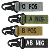 Condor Blood Type Key Chain - CLOSEOUT!