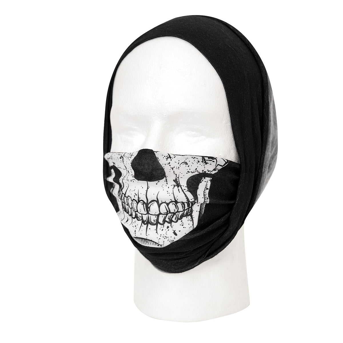 Rothco Multi-Use Neck Gaiter and Face Covering Tactical Wrap - Skull Print