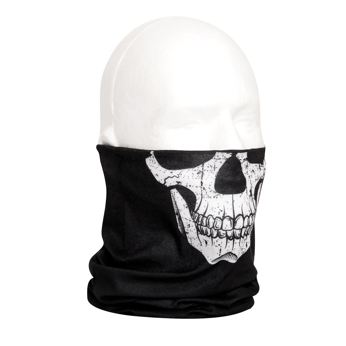 Rothco Multi-Use Neck Gaiter and Face Covering Tactical Wrap - Skull Print