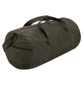 Rothco Waxed Canvas Shoulder Duffle Bag - 24 Inch Olive Drab