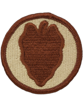 24th Infantry Division Desert Patch - Closeout Great for Shadow Box