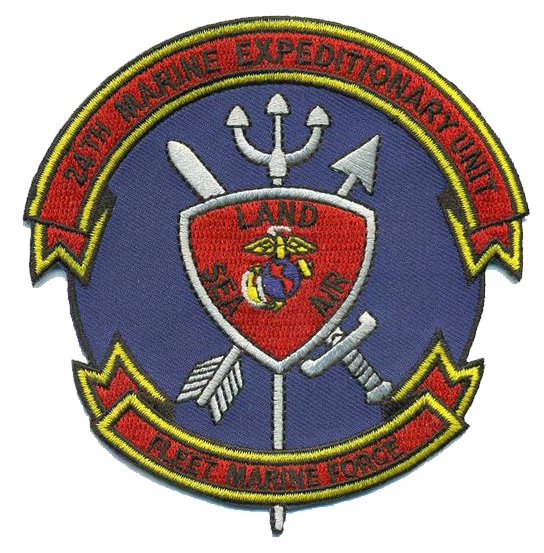24th Marine Expeditionary Unit USMC Patch - Fleet Marine Force