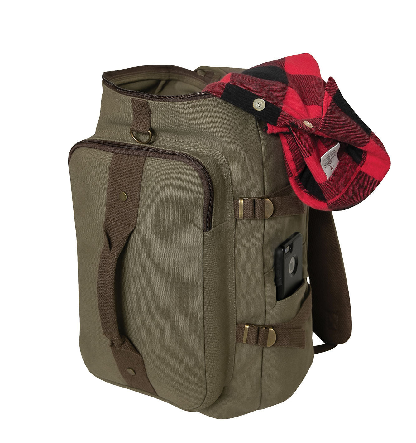 Rothco Convertible Canvas Duffle Backpack