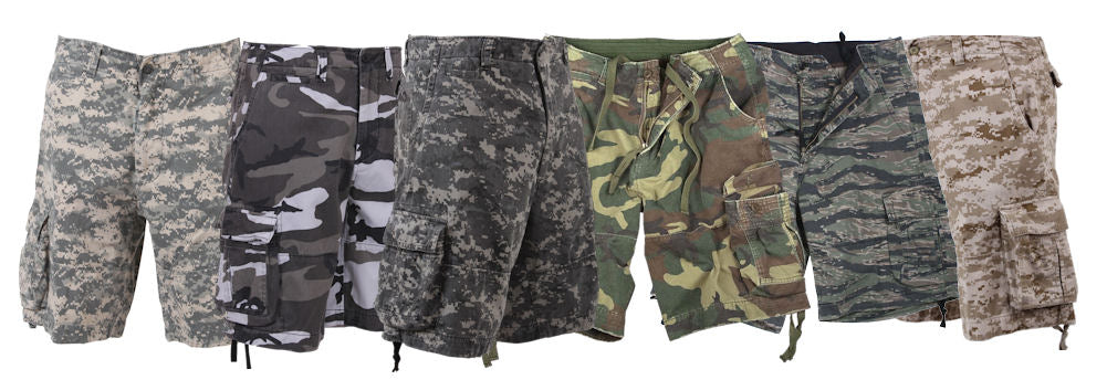 Rothco Vintage Camo Infantry Utility Shorts 